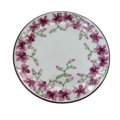 Australian State Flowers, Cooktown Orchid Plate, Philippa Nikulinsky 