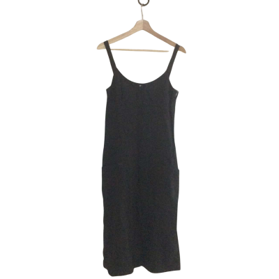 Alessandra Women's Size S Casual Dress Black  / Grey 