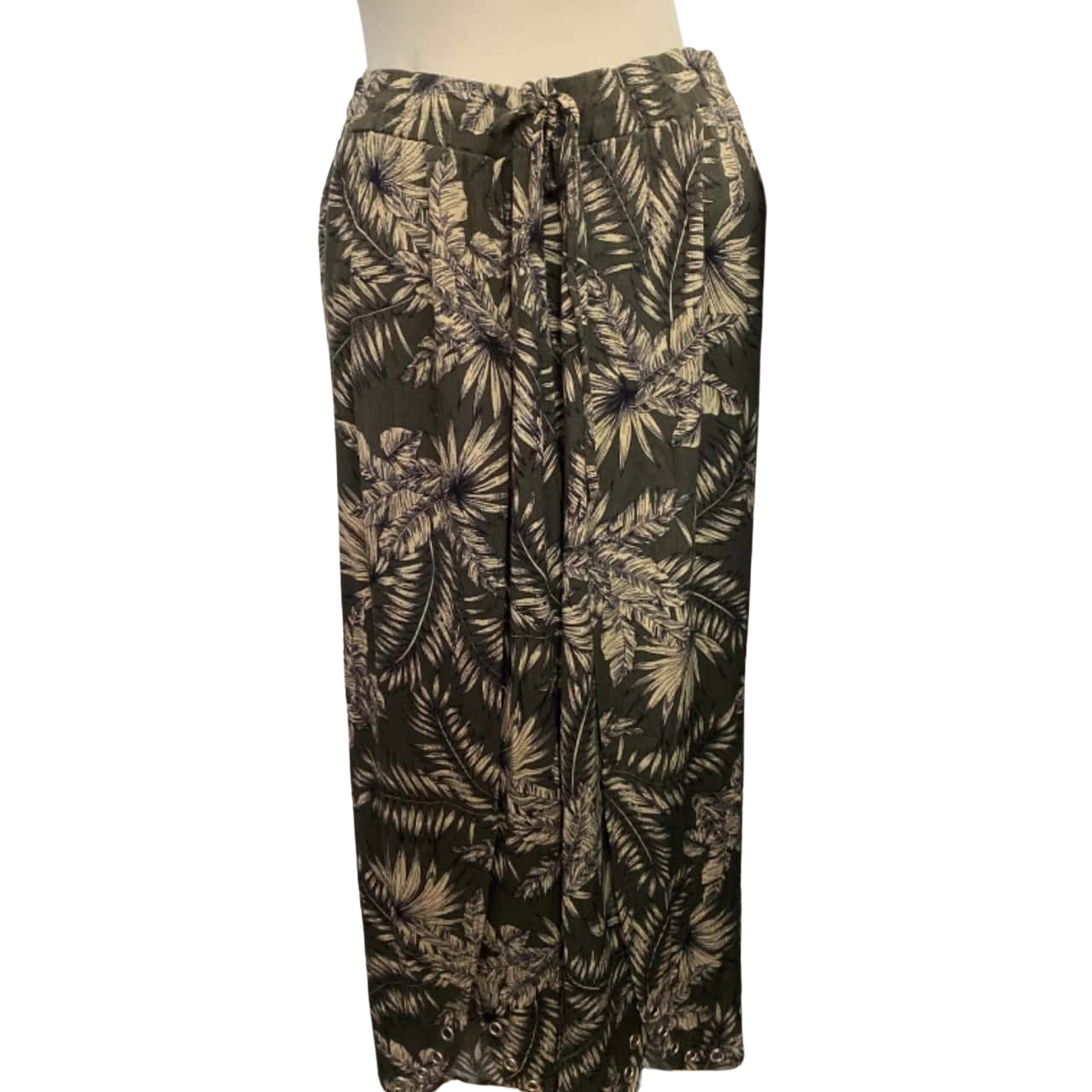 Rockmans green leaf pants(s)