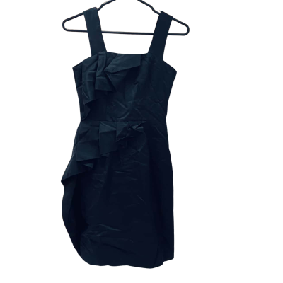 Sophisticated Black Cocktail Dress – Review, Size 6, New