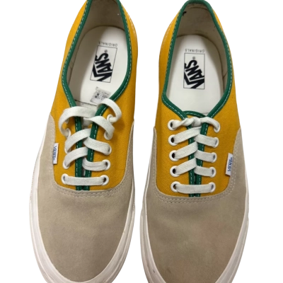 Vans Mens  Size 11 Sneakers Beige / Green / Yellow 