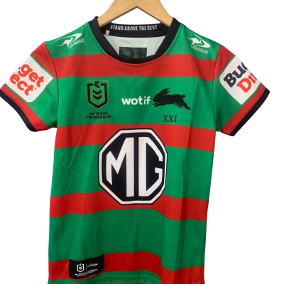 Kids South Sydney Rabbitohs Size 10 Jersey