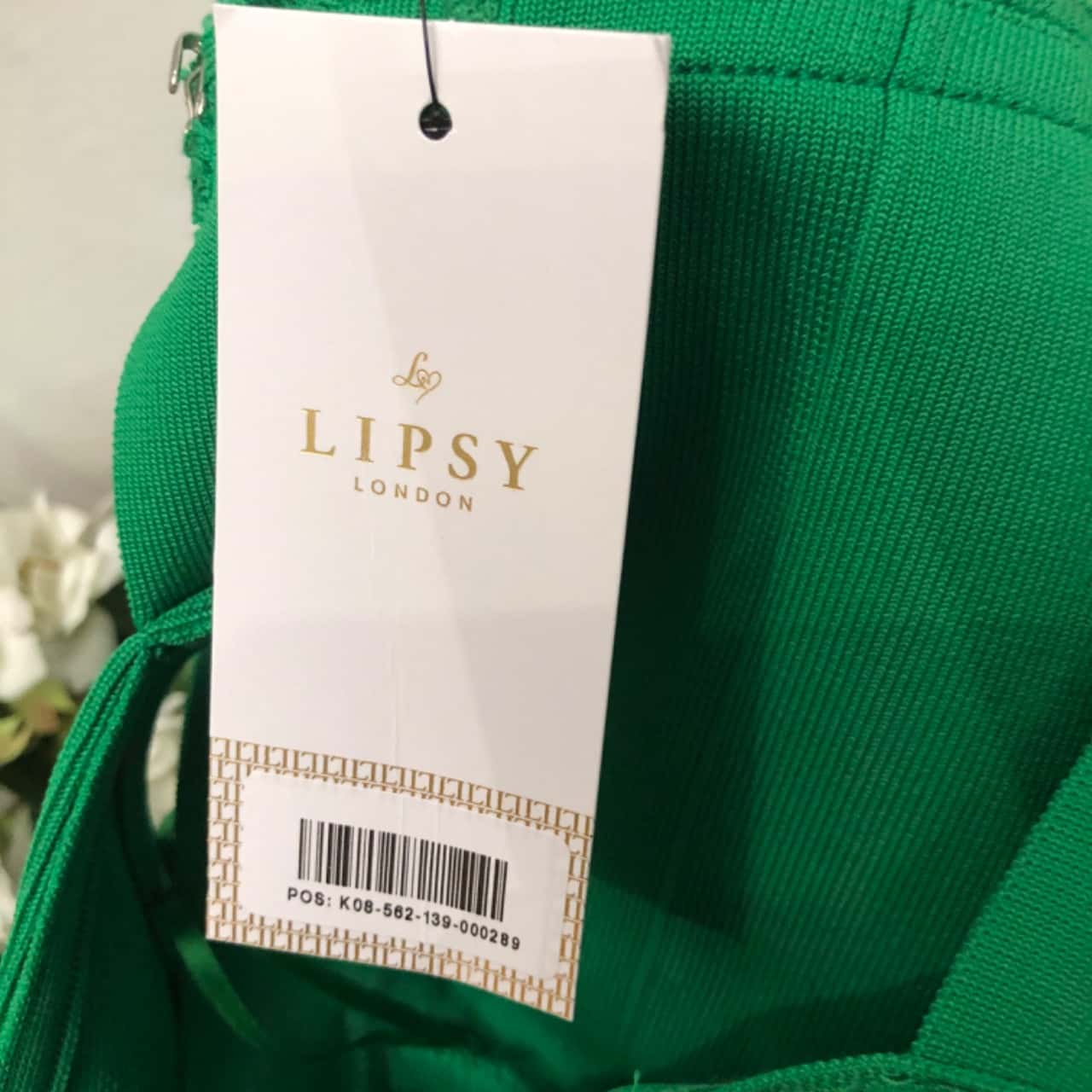 NWT Lipsy London Size uk8 (au6)Cocktail Dress Green (s) - New With Tags |  Salvos Stores