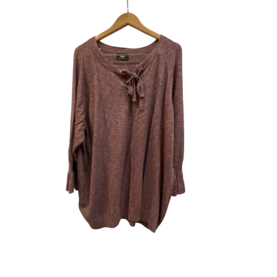 Sara Womens  Size XXXXL  knit eyelet sweater