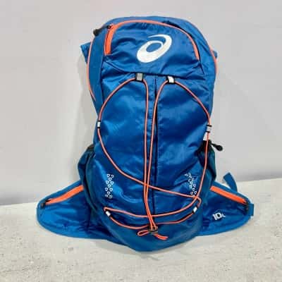 ASICS Blue  Orange trim Sports 10L Backpack- in excellent condition 