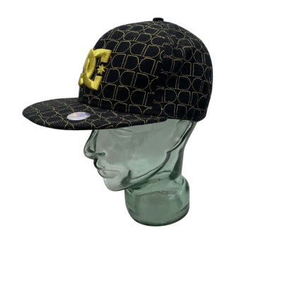 DC   Size 7.5 Black  / Gold Cap