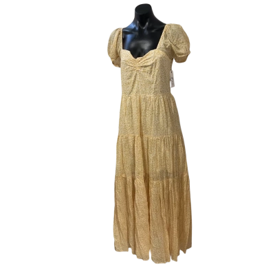 Billabong Womens  Size L Casual Dress Floral / Yellow 