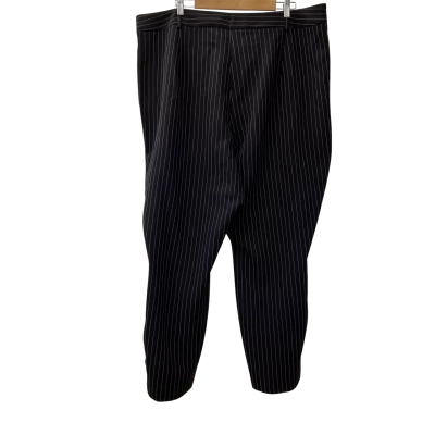 City Chic Women's Apparel Sabine Stripe Plus Size 22 Trousers