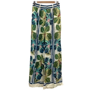 Significant Other Womens  Size 8 Wide Leg Pants Floral 