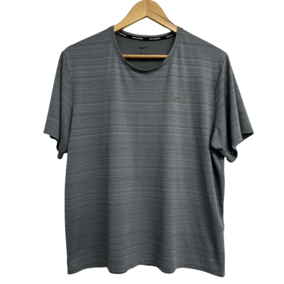 Nike Mens Size L Grey Sports Shirt 