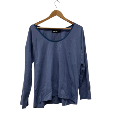 Ebb&ive  Size M Long Sleeve Top Blue 