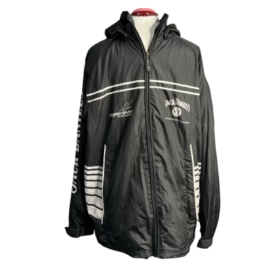 Jack Daniel’s racing  Mens  Size XL Raincoat Black  