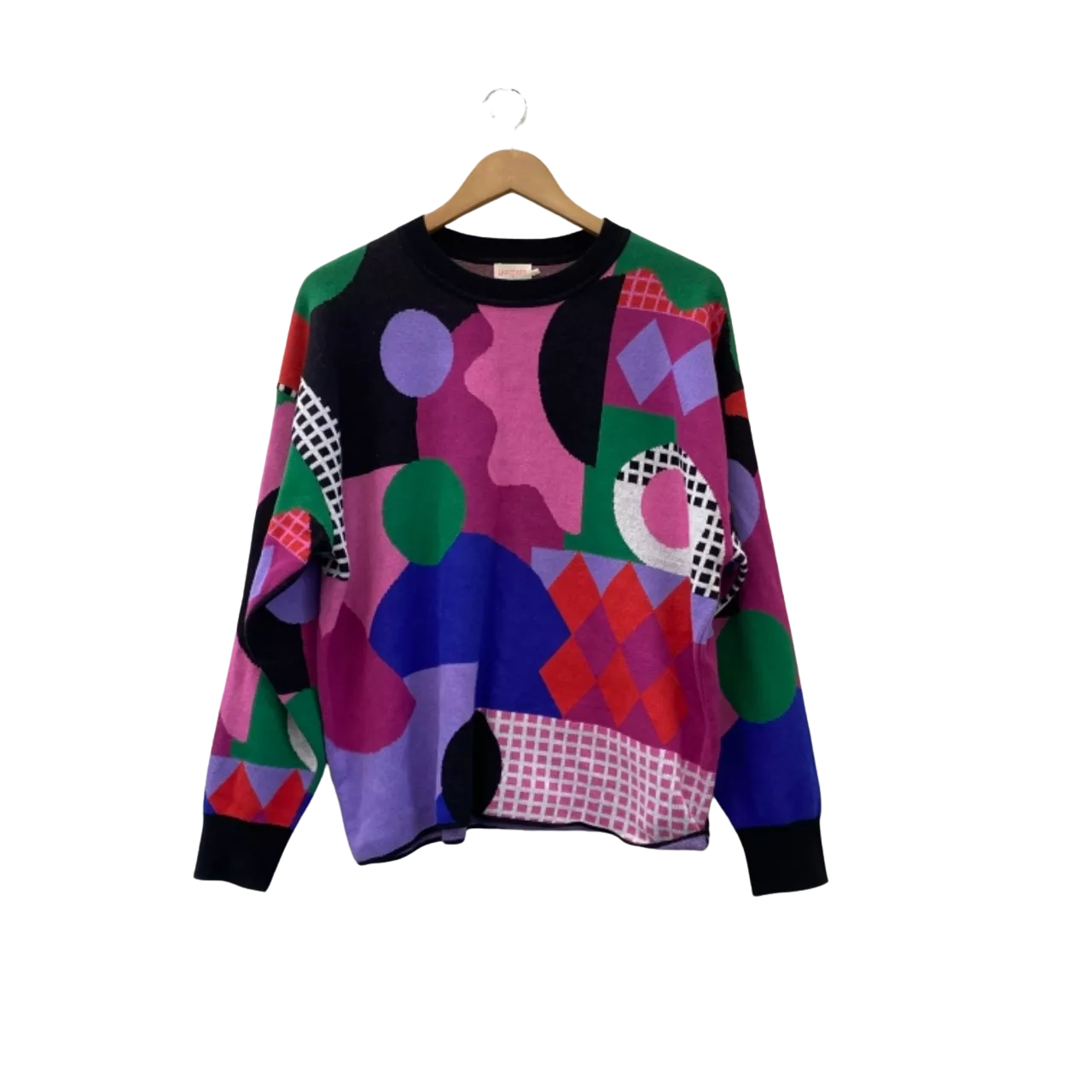 Gorman Womens Size 10 Crew Neck Jumper Multicoloured / Geometric ...