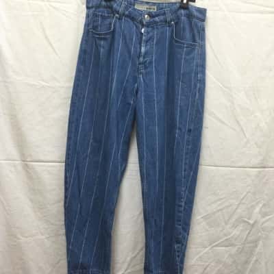 Topshop Moto Womens Size 28 Blue Jeans