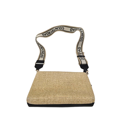Country Road Womens Beige / Black  Cross Body Bag with Adjustable Strap