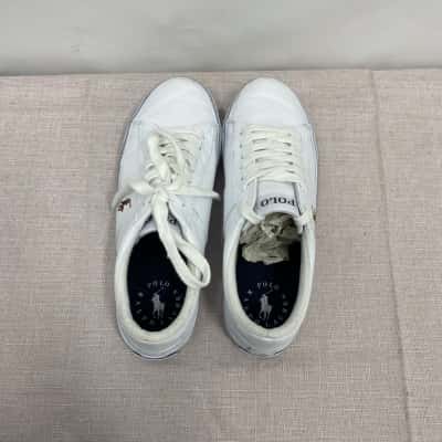 Polo Ralph Lauren Women’s Size 5.5 White Sneakers 