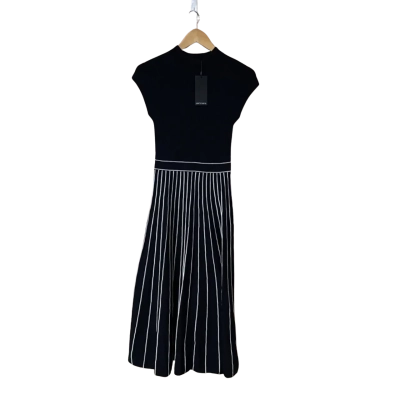 BNWT Portmans Womens Size S Knit Black / White Dress RRP $169.95