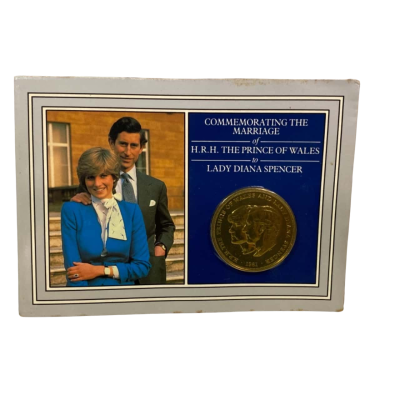 Coin Commemorating The Marriage of The Prince of Wales and Lady Diana 