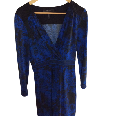 BCBG Max Azria   Womens  Size S Cocktail Dress Black  / Blue 
