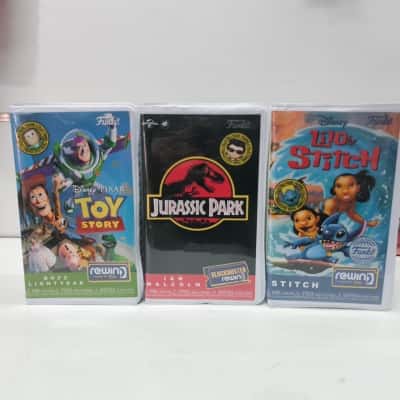 Trio Funko REWIND Vinyl Figures Bundle PreOwned 