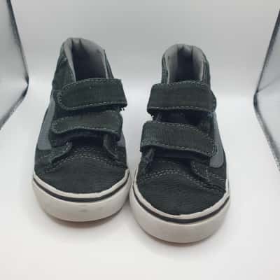 Vans Toddlers Size 6 Black Shoes 