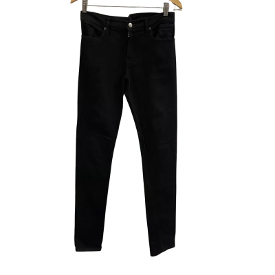  Womens  Size 30 Skinny Jeans Black 