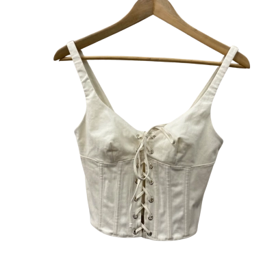 White Fox Womens  Size S Cream bodice 