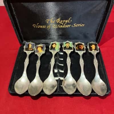 Sonic Australia Set of 6 Spoons The Royal House of Windsor Series