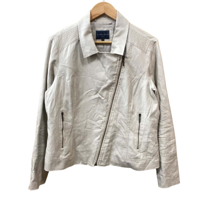 Sportscraft Taupe Linen-Blend Jacket Size 14