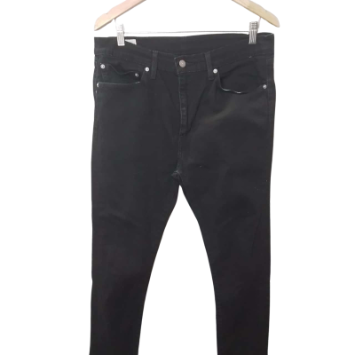 Levi's Mens Size L / M Straight Leg Jeans Black  
