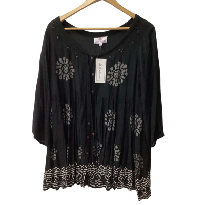  Samsara Womens  Size L Black  top