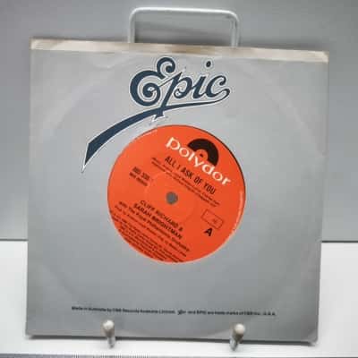 Cliff Richard Sarah Brightman Phantom Of The Opera Overture All I Ask Of You 1986 Polydor 7 Inch Vinyl Single
