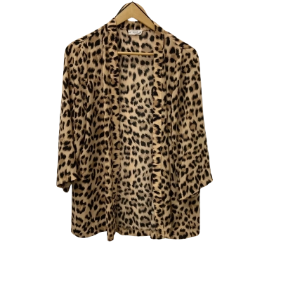 Seed Heritage Womens  Size One Size Longline Open Jacket Animal print 