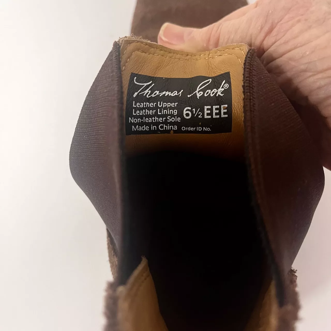 Thomas Cook Mens Size 6.5 Boots Brown