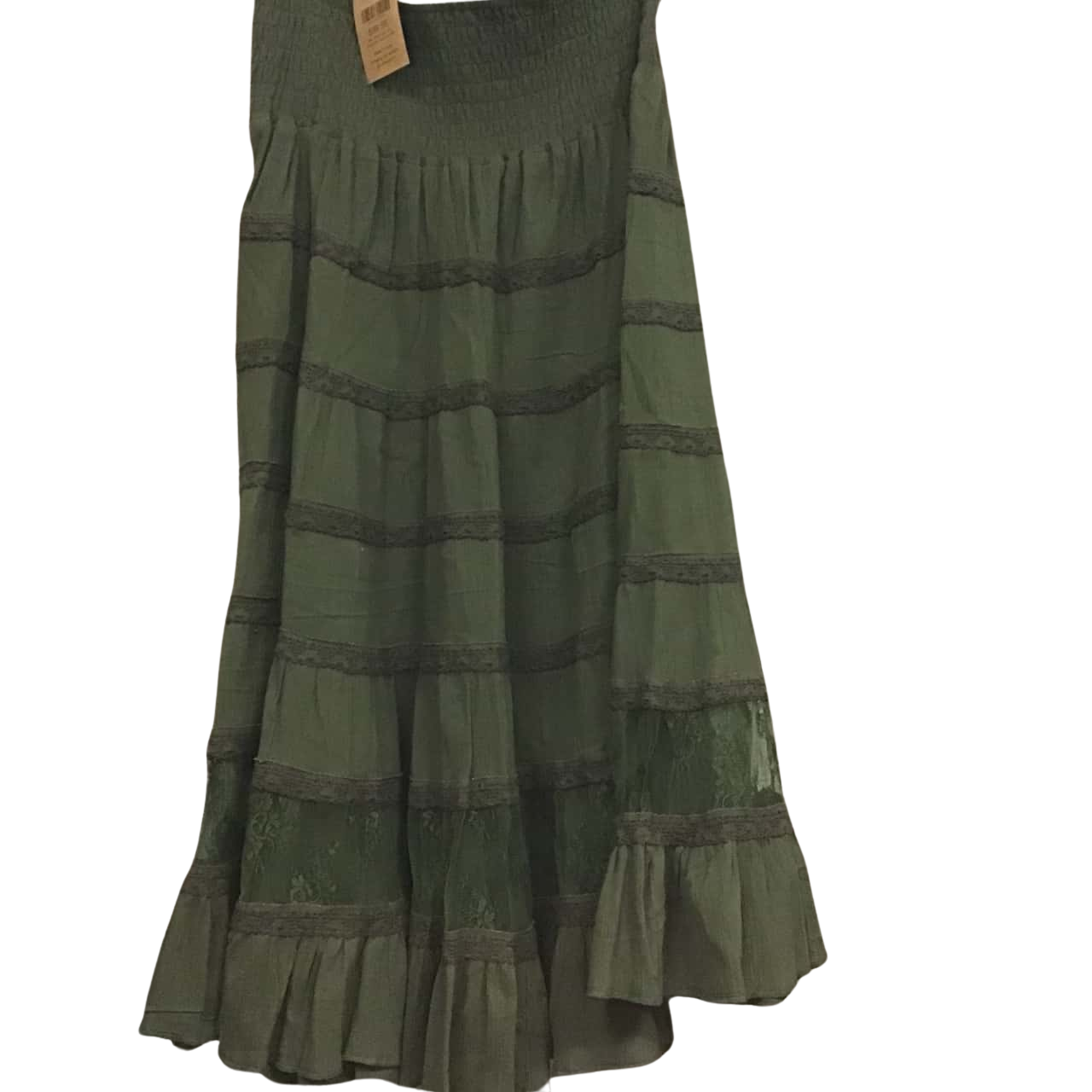 Ishka Womens Size XL Maxi Green skirt(s)