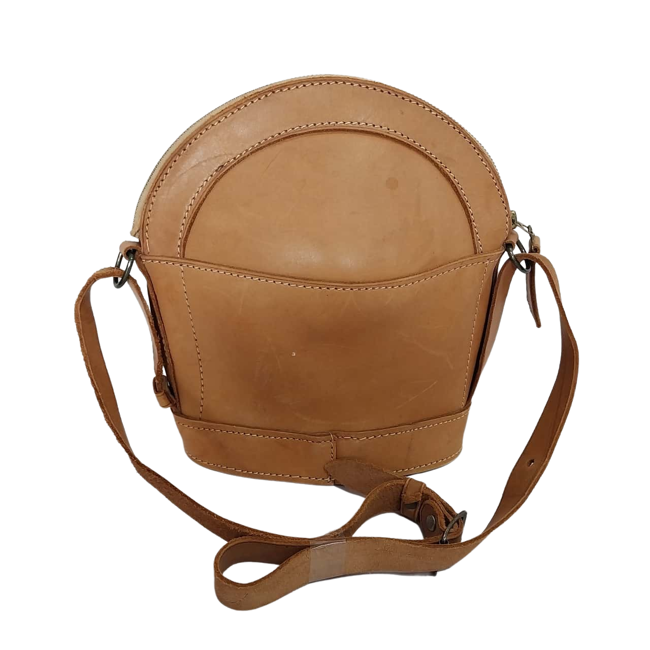 Unbranded ladies Handbag, vintage, Brown,leather. (s)