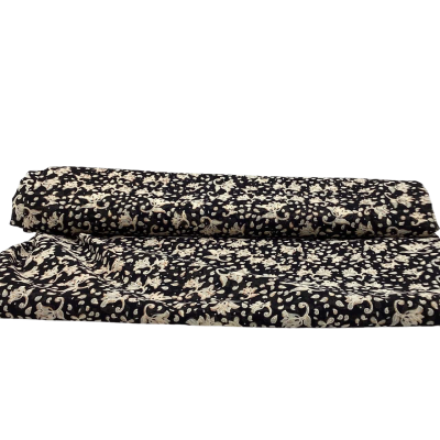 Fabric - Opaque Black Sparkle Floral (FAB4)