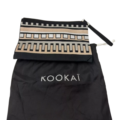 Kookai Womens Clutch Beige / Black  