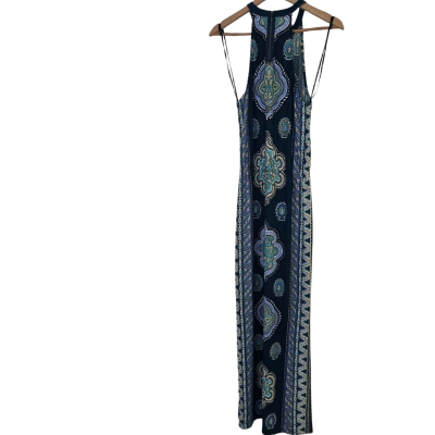 Tigerlily Womens  Size 6 Halter Neck Dress / Maxi Dress / Sleeveless Dress  Green / Multicoloured 
