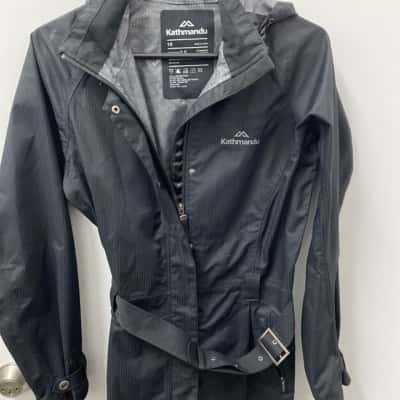 Kathmandu Womens  Size 10 Hooded Jacket Black  