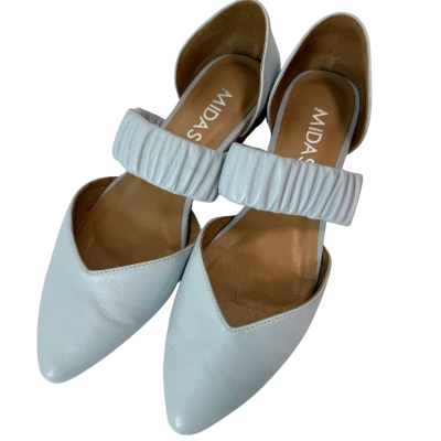 Midas Womens  Size 37 Flats Blue 