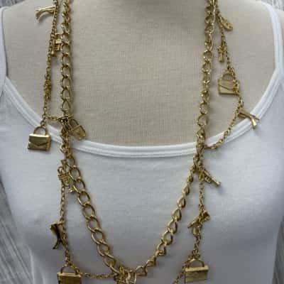 *COSTUME  Womens Necklace Gold 