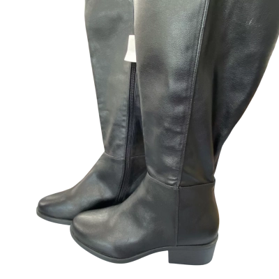Vybe Black High Boots   Size 9 