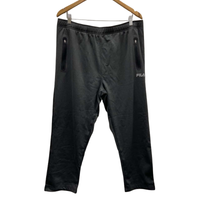 Fila Mens  Active Pants Size XXL Black Marle RRP $45.00