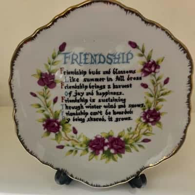 Friendship Plate and Stand