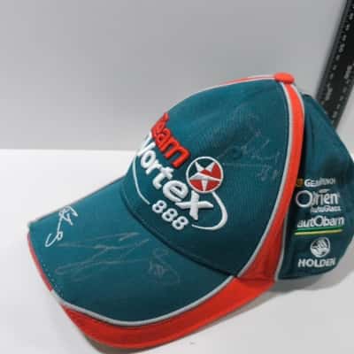 Signed Craig Lowndes Team Vortex 888 Cap PreOwned 