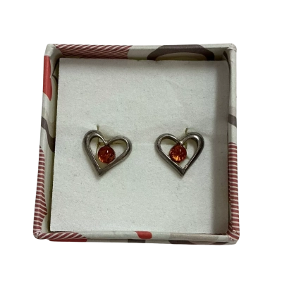  Silver heart Earrings