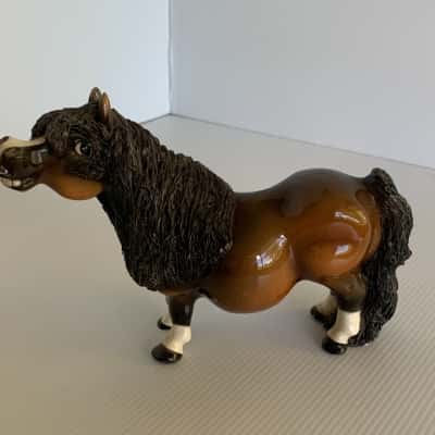 Vintage Cheval Ceramics "Cheeky" Shetland Pony Figurine
