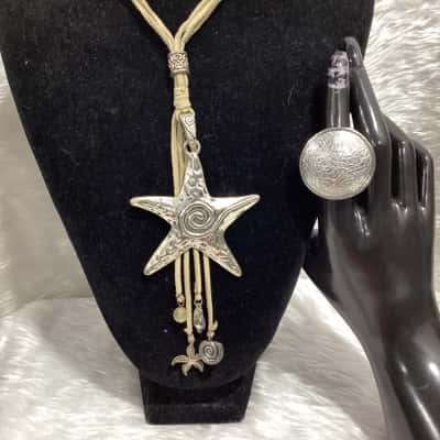  Womens Necklace / Ring Other / Silver 