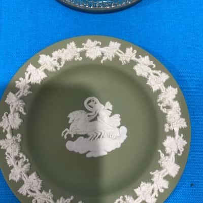 Wedgwood Green Trinket Plate